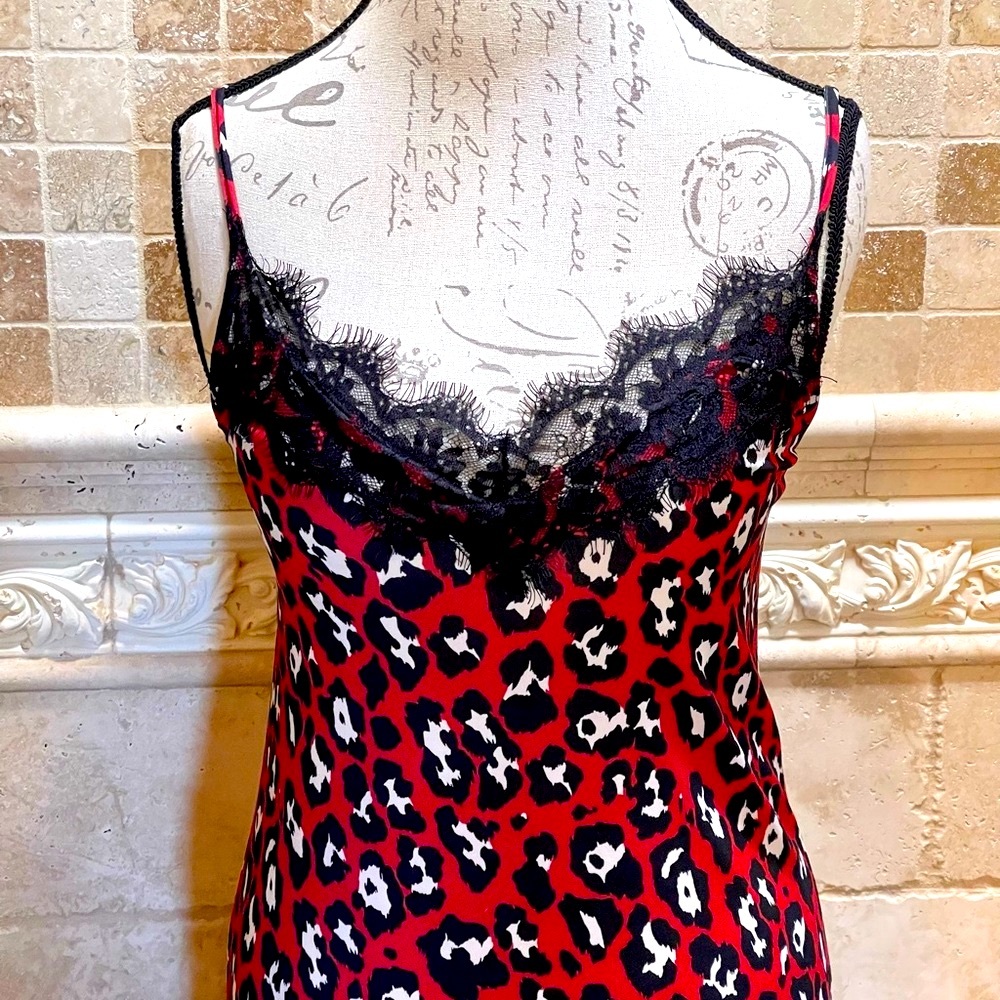 Zara leopard print camisole midi dress - Picture 4 of 10